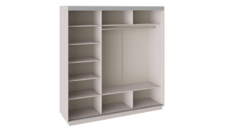 Шкаф-Купе 3-х Дверный c Зеркалом Румер Мадлен Ясень Шимо (Ш-2100 х В-2200 х Г-600 мм)