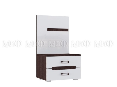 Тумба Прикроватная с Надстройкой Каролина МДФ (Ш-500 х В-800 х Г-374 мм)/Разные Цвета