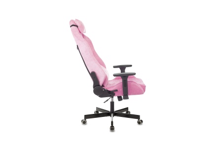 Кресло игровое Бюрократ Knight N1 розовое