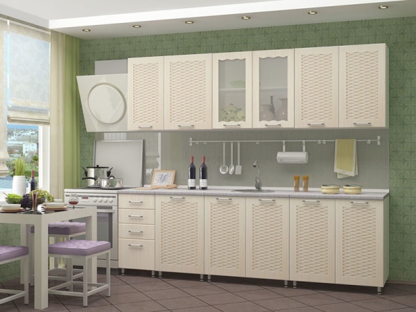 Кухонный Гарнитур Ирина МДФ 2500 мм