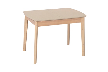 Стол раздвижной с овальной крышкой выбеленная береза