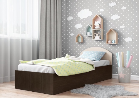 Детская Кровать Юнга-4 Венге/Ясень Шимо Светлый (сп.место 800 х 2000 мм)